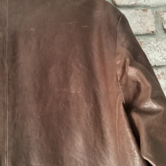 Robert Graham Brown leather Sport coat - Picture 7 of 7